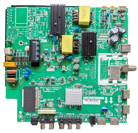 H19010-CH ONN Main Board/Power Supply Board, H19010-CH, TP.MS3458.PC757, ONA43UB19E04