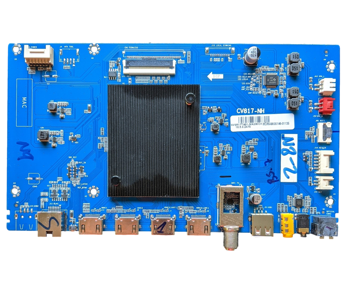 H4-55D203L5-MX0D Phillips Main Board, CV817-NH, SVSR17TA01-MA200CK, 55PFL5756/F7