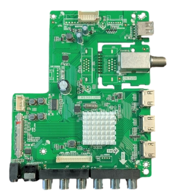 HJTV83AC-MAIN-V1 SCEPTRE Main Board, T.MS3683.U801, A19115825, N65