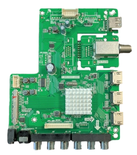 HJTV83AC-MAIN-V1 SCEPTRE Main Board, T.MS3683.U801, A19115825, N65