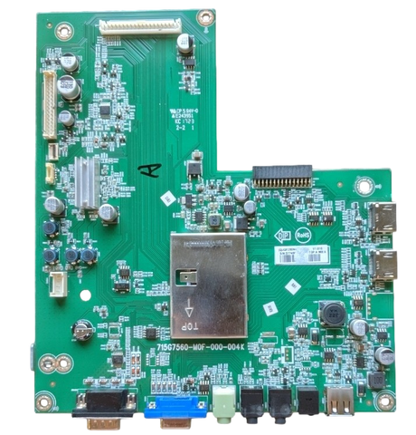 JQFCB0NN0300 ViewSonic Main Board, 715G7560-M0F-000-004K, (Q)JQFCB0NN0300, CDE4302