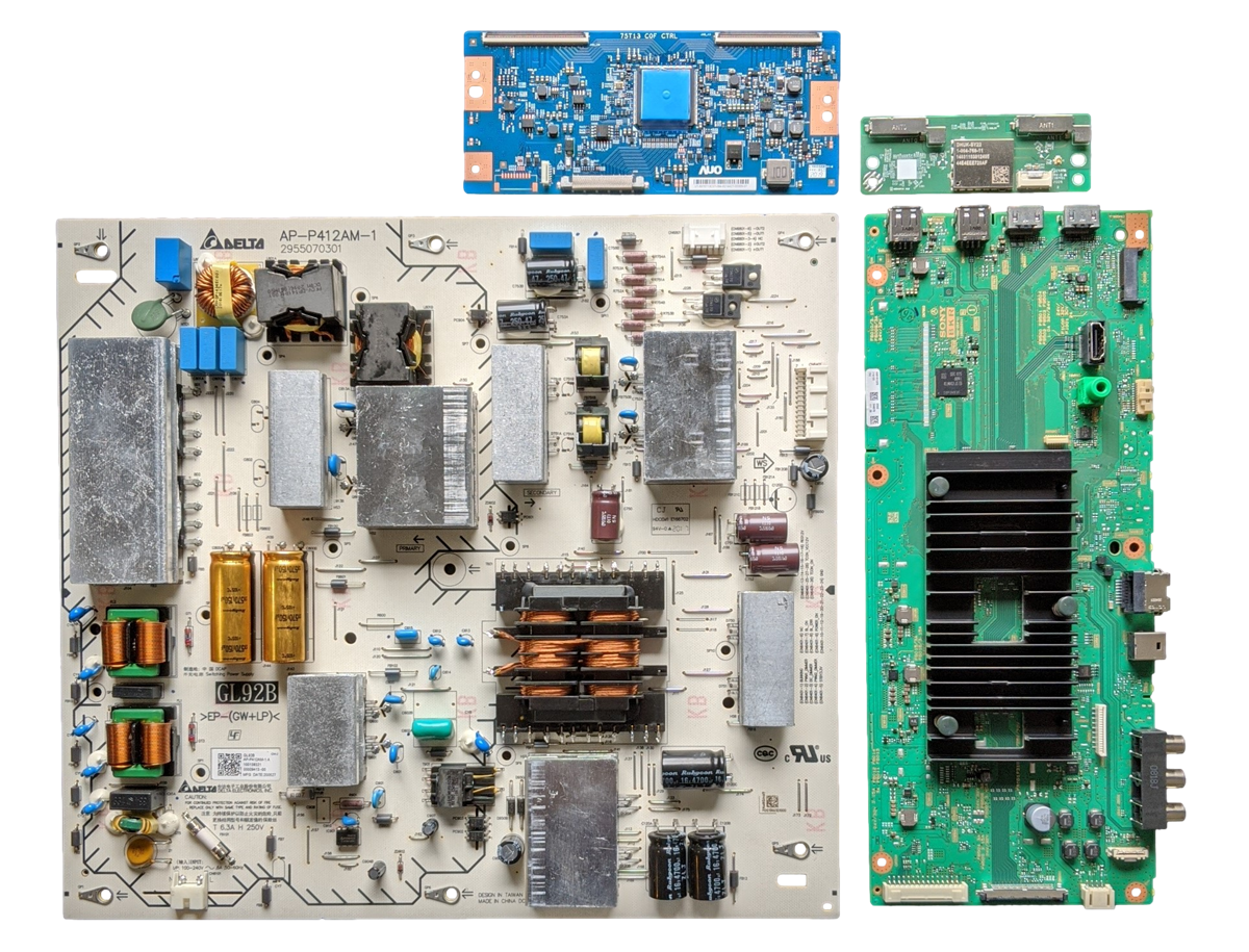 KD-75X750H Sony TV Repair Parts Kit, A-5019-132-B Main Board, 1