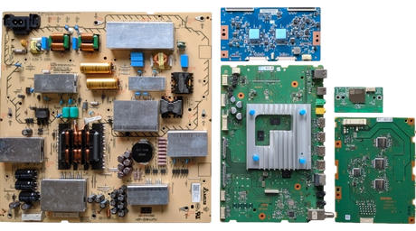 KD-85X91J Sony TV Repair Parts Kit, A-5031-802-A Main Board, 1-006-109-22 Power Supply, 1-011-043-11 T-Con, A-5012-965-A LED Driver, 1-005-419-12 Wifi, KD-85X91J, KD-85X91CJ