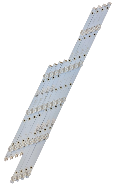 LB50091 Sharp Insignia Backlight Strips, LB50091 V0_00, LB-PM3030-GJBBY504X8ABL2-L-T/R-T, NS-50DF710NA19, LC-50LB601U