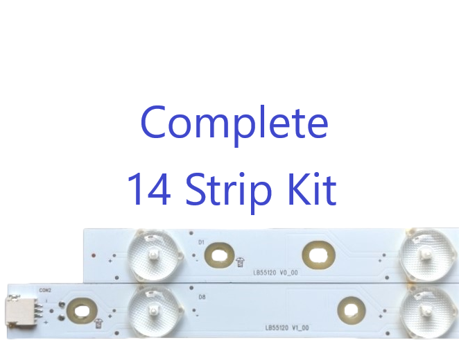 LB55120 Insignia Backlight Strips, LB55120 V0_00, LB55120 V1_00, NS-55DR620NA18 Backlights, NS-55DR620NA18