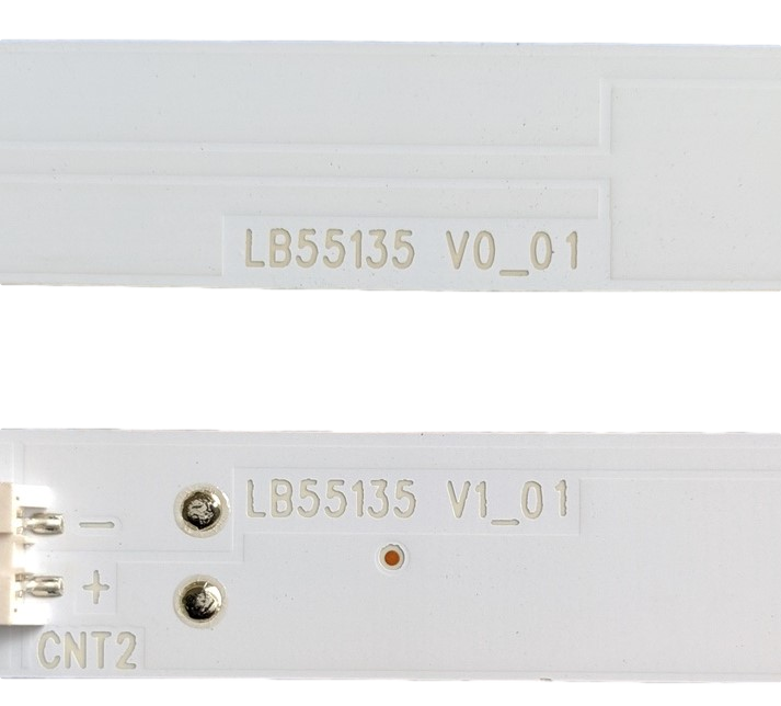 LB55135 Insignia LED Backlight Strips, LB55135 V0_01, LB-DM3030-GJBBY555X9ABG2, REV A, REV C, NS-55DF710NA19