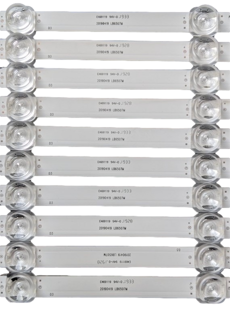 LB6507M Hisense Backlight Strips, 20190419, 65H6570F, 65H6510G