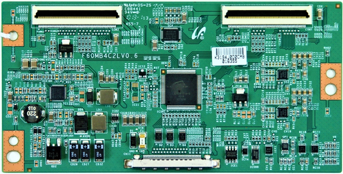 LJ94-03194J Samsung TV Module, T-Con board, F60MBC2LV0.6, LN46C530F1FXZA, LE46C530F1WXXU