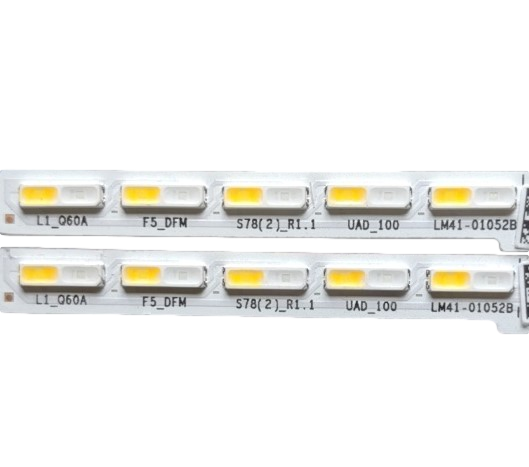 LM41-01052B Samsung Backlight Strips, LM41-01052A, L1_Q60 F5_DFM S78(2)_R1.1 UAD100, QN65Q60AAFXZA, QN65Q70AAFXZA, QN65Q60AAFXZC
