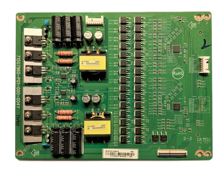 LNTVFI13ZXAF2 Vizio LED Driver, 715G7960-P01-000-004Y, M60-D1