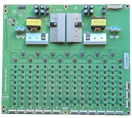 LNTVJT12ZAAAM VIZIO Right LED Driver, 715GA983-P01-000-005T, E88441, (X)LNTVJT12ZAAAM, P75QX-H1