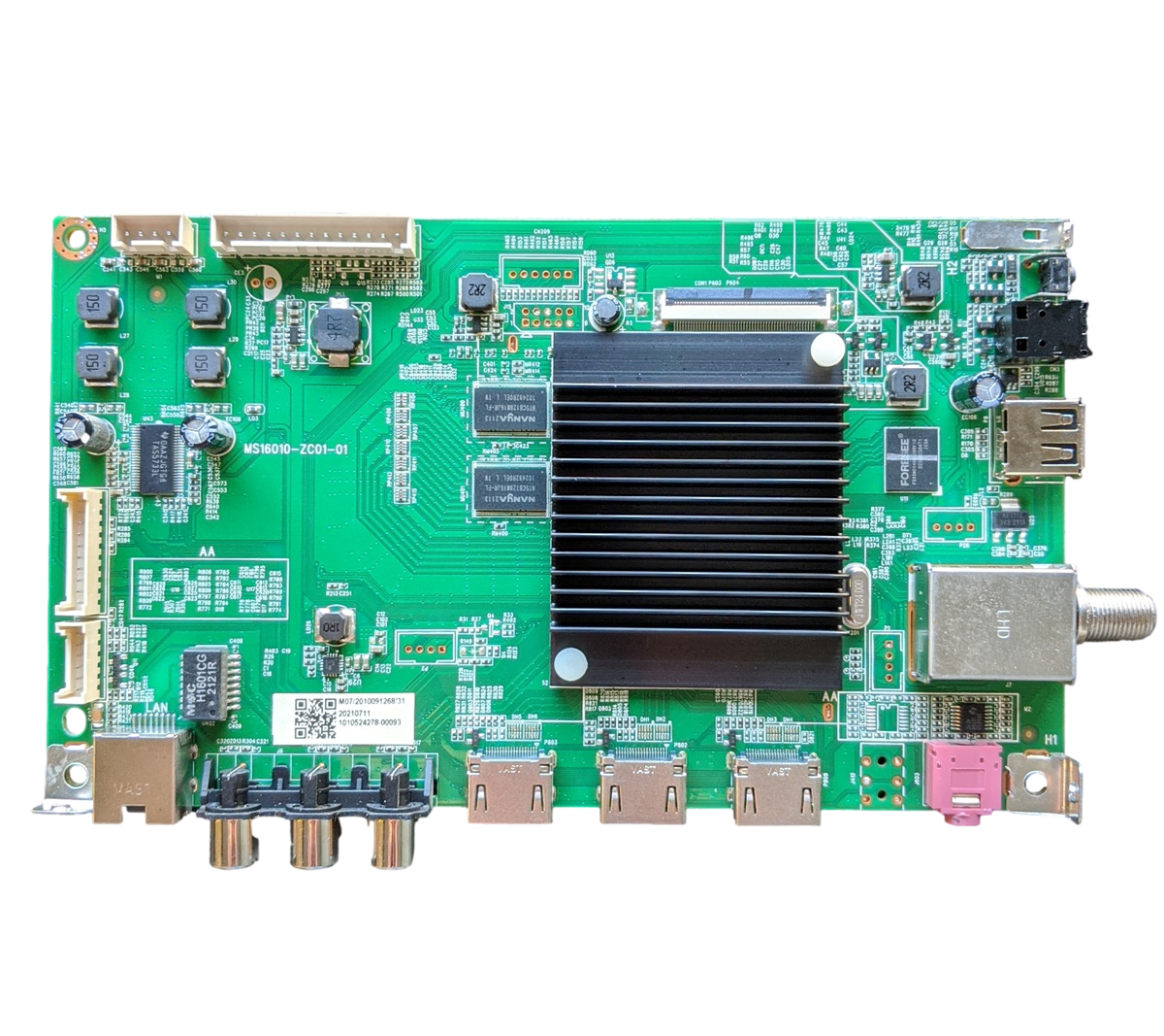 LT-75MAW605-MAIN JVC Main Board, M07, 20210711, MS16010-ZC01-01, LT-75MAW605