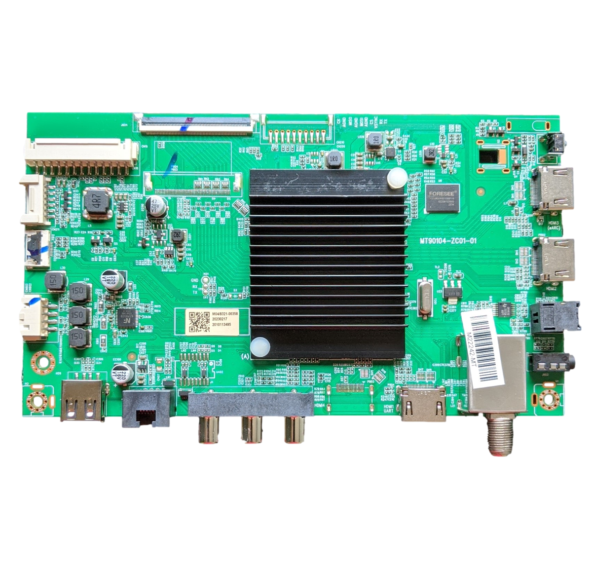 M22242-MT Onn Main Board, MT90104-ZC01-01, M04, 100012587