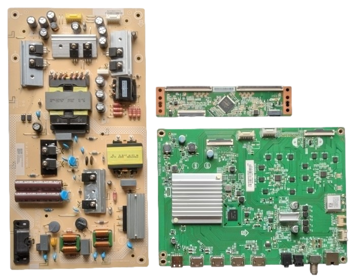 M58Q7-J01 Vizio TV Repair parts Kit, 756TXLCB02K029 Main Board, ADTVK1820AAR Power Supply, CV580U3-T01 T-Con, M58Q7-J01