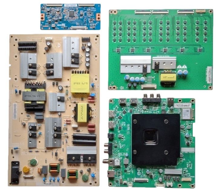 M658-G1 Vizio TV Repair Parts Kit, 756TXJCB0QK019 or 014 Main Board, ADTVI1825AAT Power, LNTVII13ZXAB6 LED Driver, 55.65T55.C19 T-Con, M658-G1 LTCWYHMV, LTMWYHKV, LTMWYHLV, LTMWYHMV