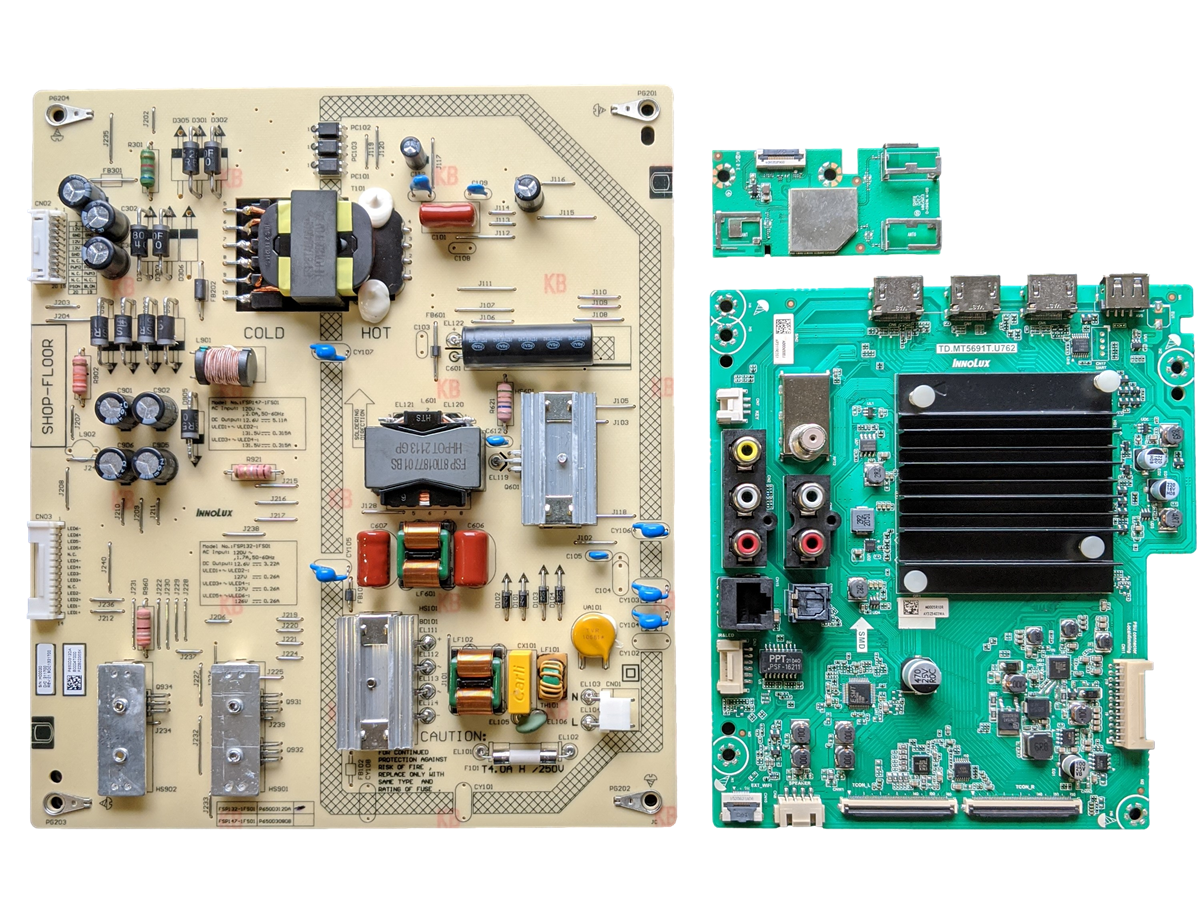 M65Q6 J09 Vizio TV Repair Parts Kit 6M03A0005M00J Main Board 6M04B00 TV Parts Today