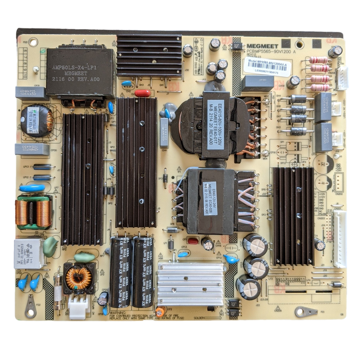 MP5565-90V1200 RCA Power Supply, MP5565-90V1200, RWOSU7049