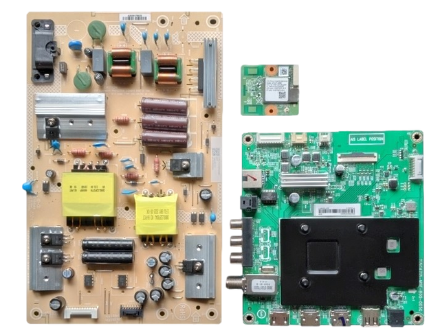 NS-50DF710NA21 Insignia TV Repair Parts Kit, 756TXKCB02K002 Main Board, PLTVJY301XXGF Power Supply, 317GWFBT667WNC Wifi, NS-50DF710NA21