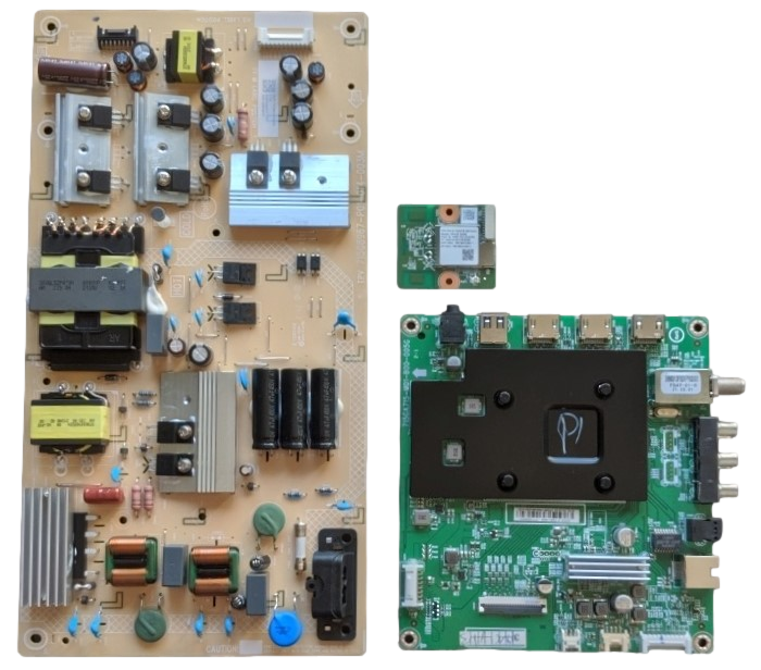 NS-55F301NA22 Insignia TV Repair Parts Kit, 756TXKCB02K094 Main Board, PLTVJW321XXGE Power Supply, 317GWFBT667WNC Wifi, NS-55F301NA22 REV B, NS-55F301NA22