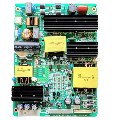 OE-43LED4K-POWER W Box Power Supply, 20004331, P0Q18050265, E342828, 4702-1PLFH1-A4231B01, OE-43LED4K