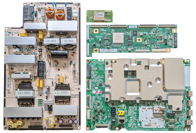 OLED55B9PUA LG TV Repair Parts Kit, EBT65992903 Main Board, EAY65170401 Power Supply, 6871L-6034A T-Con, EAT64454801 Wifi, OLED55B9PUA