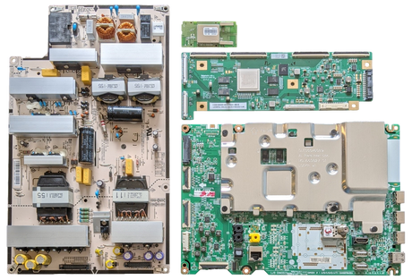 OLED55B9PUA LG TV Repair Parts Kit, EBT65992903 Main Board, EAY65170401 Power Supply, 6871L-6034A T-Con, EAT64454801 Wifi, OLED55B9PUA