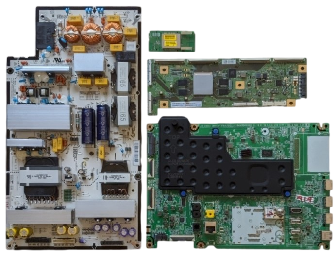 OLED65CXPUA.BUSWLJR LG TV Repair Parts Kit, EBT66416903 Main, EAY65689411 Power, 6871L-6275B, C, D T-Con, EAT64454803 Wifi, OLED65CXPUA.BUSWLJR