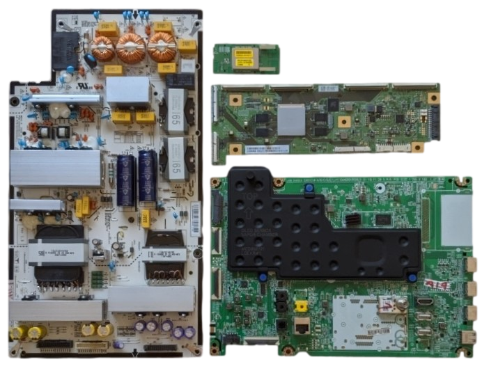 OLED65CXPUA LG TV Repair Parts Kit, EBT66416903 Main, EAY65689411 Power, 6871L-6275B, C, D T-Con, EAT64454803 Wifi, OLED65CXPUA.BUSWLJR