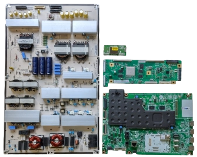 OLED77C1PUB.BUSWLJR LG TV Repair Parts Kit, EBT66634903 Main, EAY65689425 Power, EAT65176101 T-Con, EAT65167004 Wifi, OLED77C1PUB.BUSWLJR