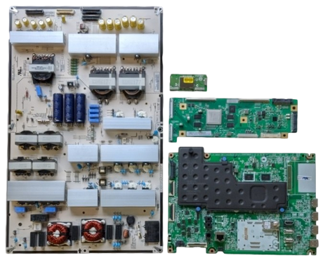 OLED77C1PUB.BUSWLJR LG TV Repair Parts Kit, EBT66634903 Main, EAY65689425 Power, EAT65176101 T-Con, EAT65167004 Wifi, OLED77C1PUB.BUSWLJR