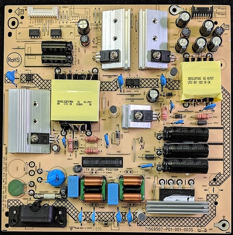 PLTVHQ351XAF4 Insignia Power Supply, 715G9507-P01-001-003S, NS-43DF710NA19