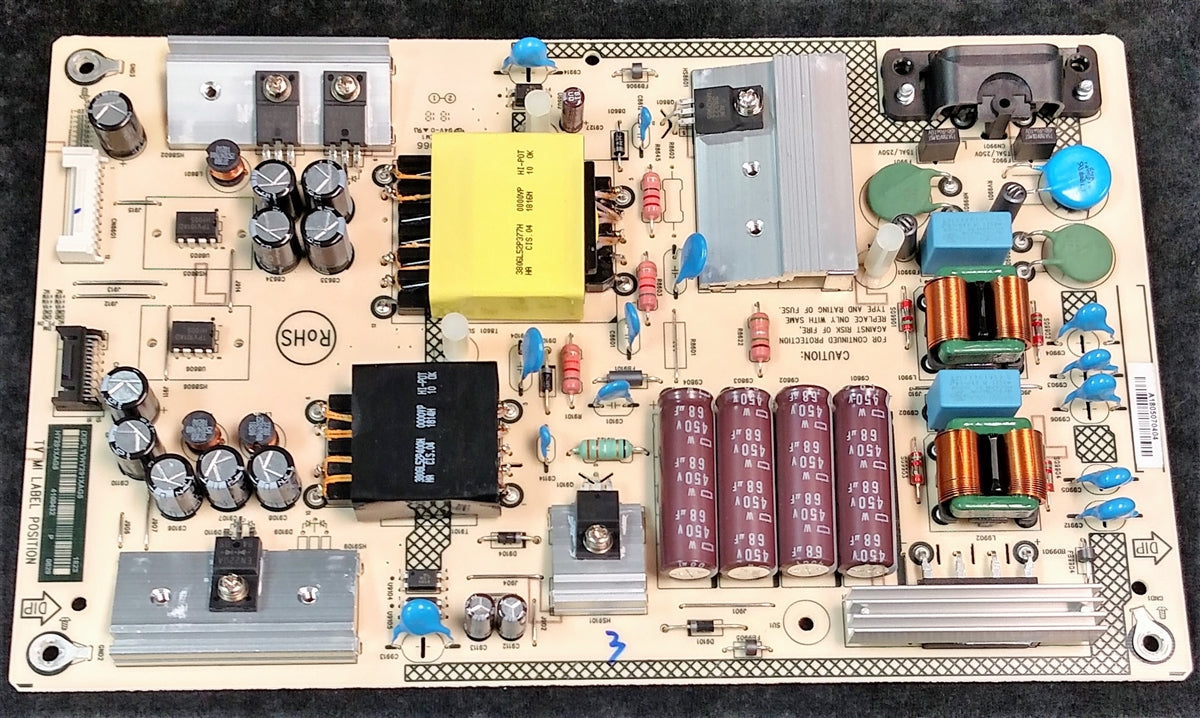 PLTVHY291XAG5 Sharp Power Supply, 715G9519-P01-001-003M, (X)PLTVHY29XAG5, LC-50LB601U, LC-50LB601C, NS-50DF710NA19