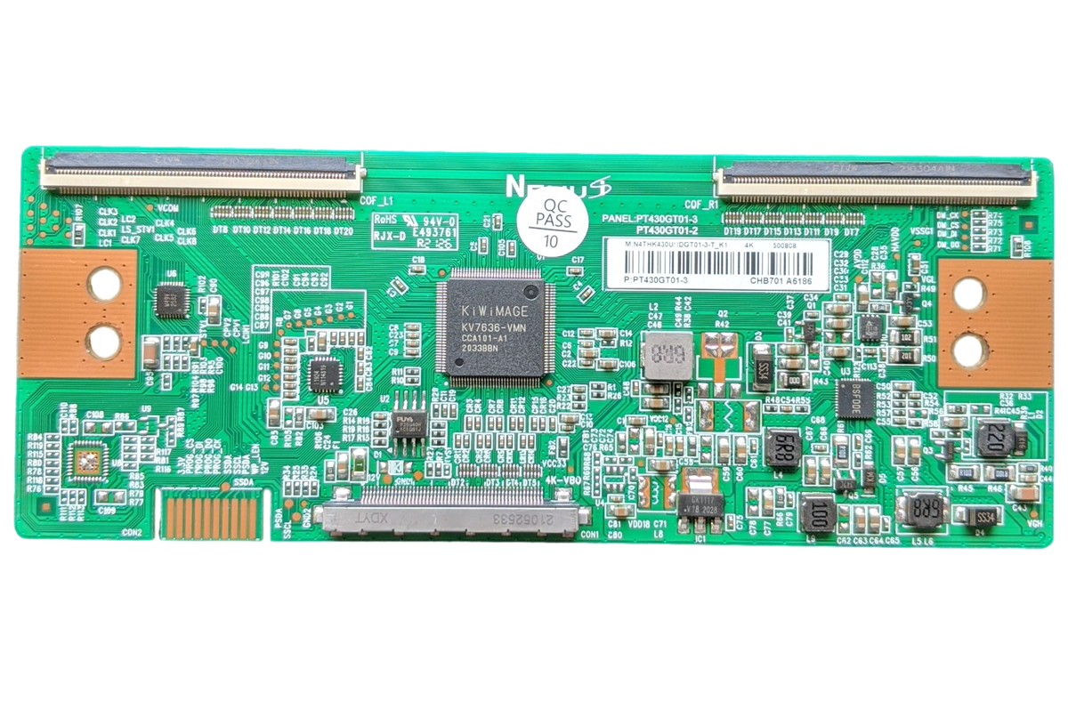 PT430GT01-3 Vizio T-Con Board, PT430GT01-3, KD510S, V435-J01 – TV PT430GT01-3 Vizio T-Con Board, PT430GT01-3, KD510S, V435-J01 – TV
