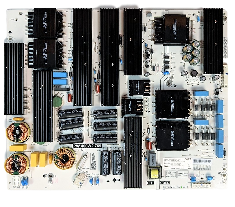 PW.400W2.769 Philips Power Supply, S16100195-0A00072, E483157, 75PFL6601/F7