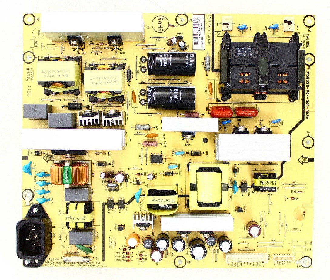 PWTV1QH1AXA1 Insignia TV Module, power supply board, 715G3511-P04-000-003M, NS-55L780A12