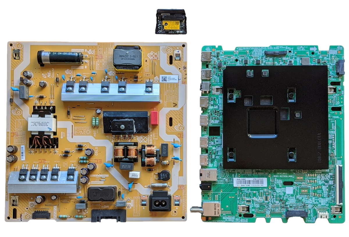 QN55Q70TAFXZA Samsung TV Repair Parts Kit, BN94-15296Z Main Board, BN44-01062A Power Supply, BN59-01338A Wifi, QN55Q70TAFXZA, QN55Q70TAFXZA FB03