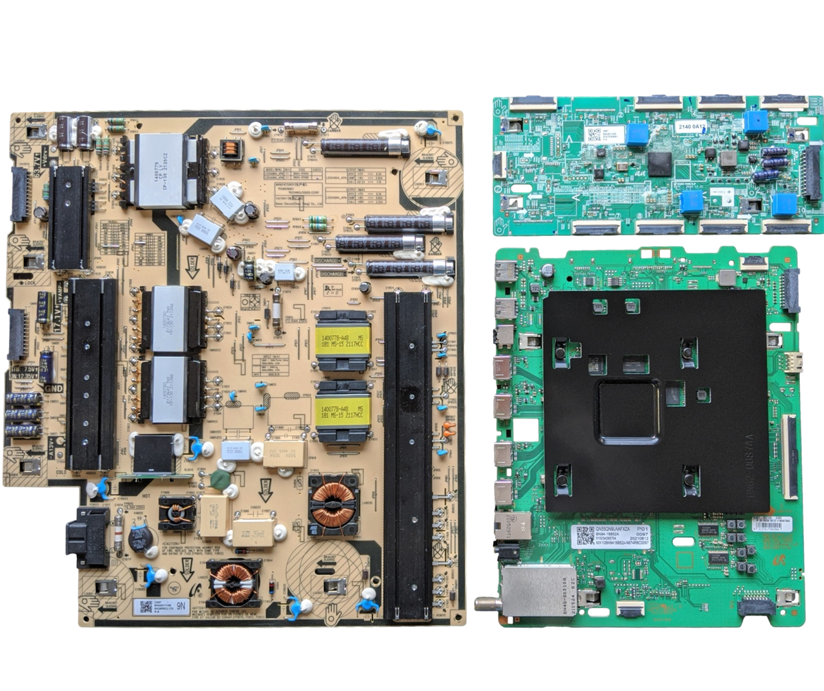 QN55QN90AAFXZA Samsung TV Repair Parts Kit, BN94-16852A main Board, BN44-01114B Power Supply, BN44-01134A LED Driver, QN55QN90AAFXZA AA01, QN55QN90AAFXZA