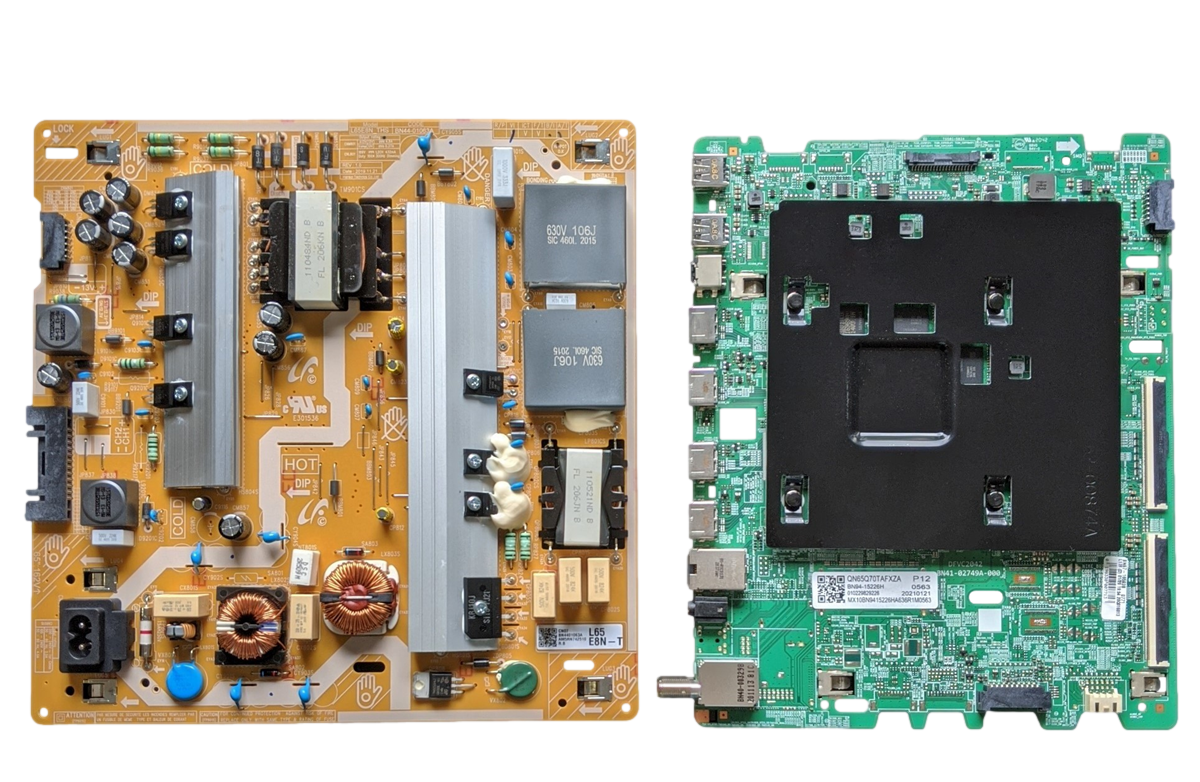 QN65Q70TAFXZA Samsung TV Repair Parts Kit, BN94-15226H Main Board, BN44-01063A Power Supply, QN65Q70TAFXZA, QN65Q7DTAFXZA