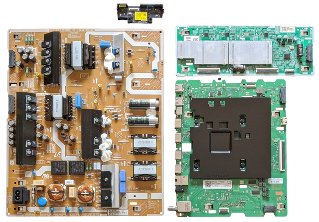 QN65Q80BAFXZA Samsung TV Repair Parts Kit, BN94-17736D Main Board, BN44-01052B Power Supply, BN44-01046D LED Driver, BN59-01417A Wifi, BA01, QN65Q80BAFXZA