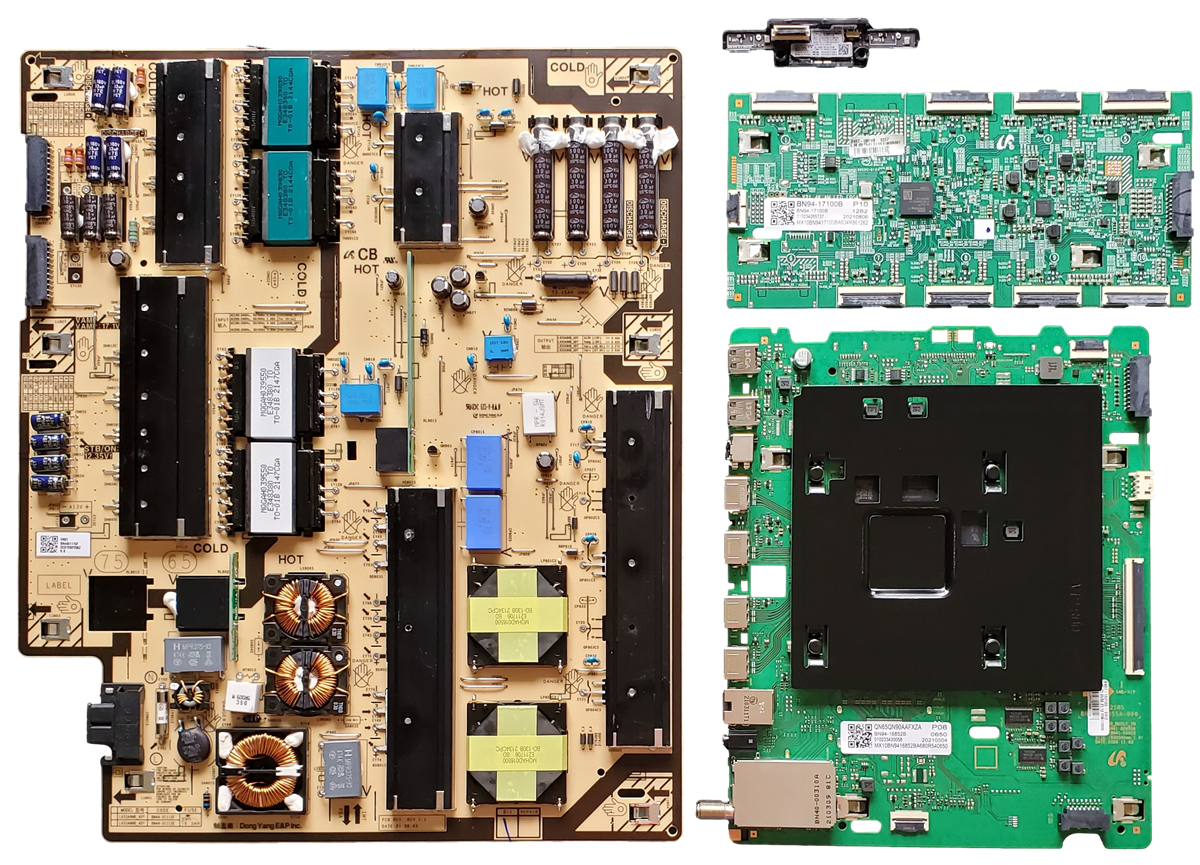 QN65QN9DAAFXZA Samsung TV Repair Parts Kit, BN94-16852B Main Board, BN44-01115F Power Supply, BN94-17100B SubCon, BN59-01368A Wifi, CQ046, QN65QN9DAAFXZA