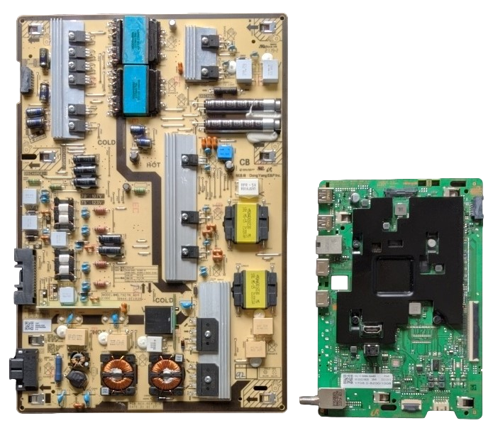 QN75Q6DAAFXZA (UA01) Samsung TV Repair Parts Kit, BN94-16448D Main Board, BN44-01103A Power Supply, QN75Q6DAAFXZA UA01