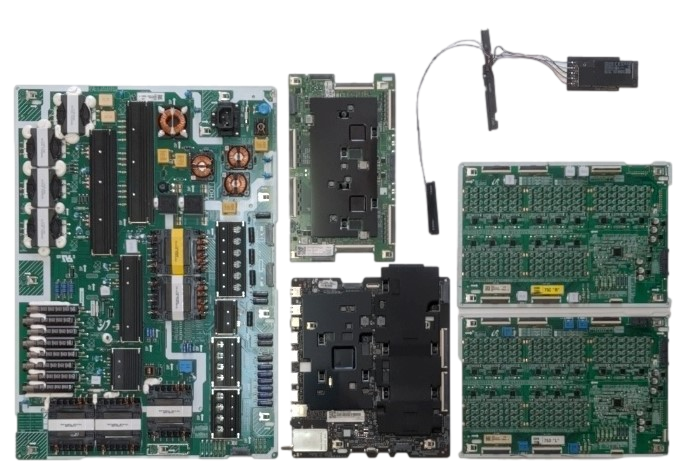QN75Q900TSFXZA-Kit Samsung TV Repair Parts Kit, BN94-15495G Main Board, BN44-01049D Power Supply, BN95-06819A T-Con, BN44-01047C LED, BN44-01047D LED, BN59-01332A Wifi, QN75Q900TSFXZA (AD04), QN75Q900TSFXZA (AB02)