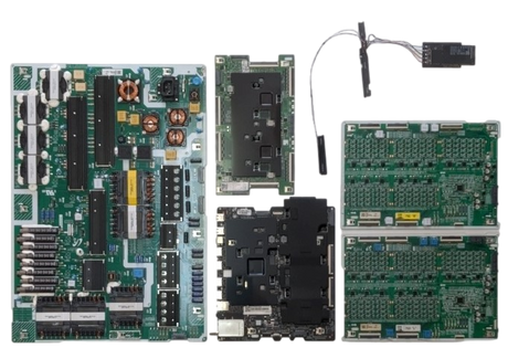 QN75Q900TSFXZA-Kit Samsung TV Repair Parts Kit, BN94-15495G Main Board, BN44-01049D Power Supply, BN95-06819A T-Con, BN44-01047C LED, BN44-01047D LED, BN59-01332A Wifi, QN75Q900TSFXZA (AD04), QN75Q900TSFXZA (AB02)