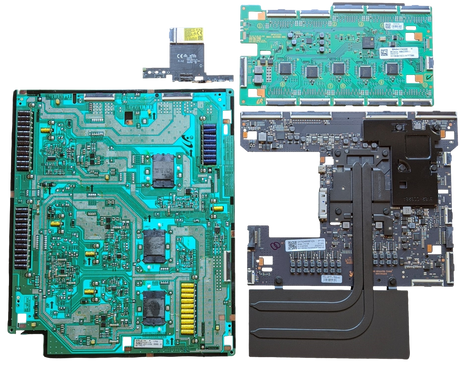 QN75QN900BAFXZA Samsung TV Repair Parts Kit, BN94-17410R Main Board, BN44-01173A Power Supply, BN94-17422E LED Driver, BN59-01394A Wifi, AE02, QN75QN900BFXZA