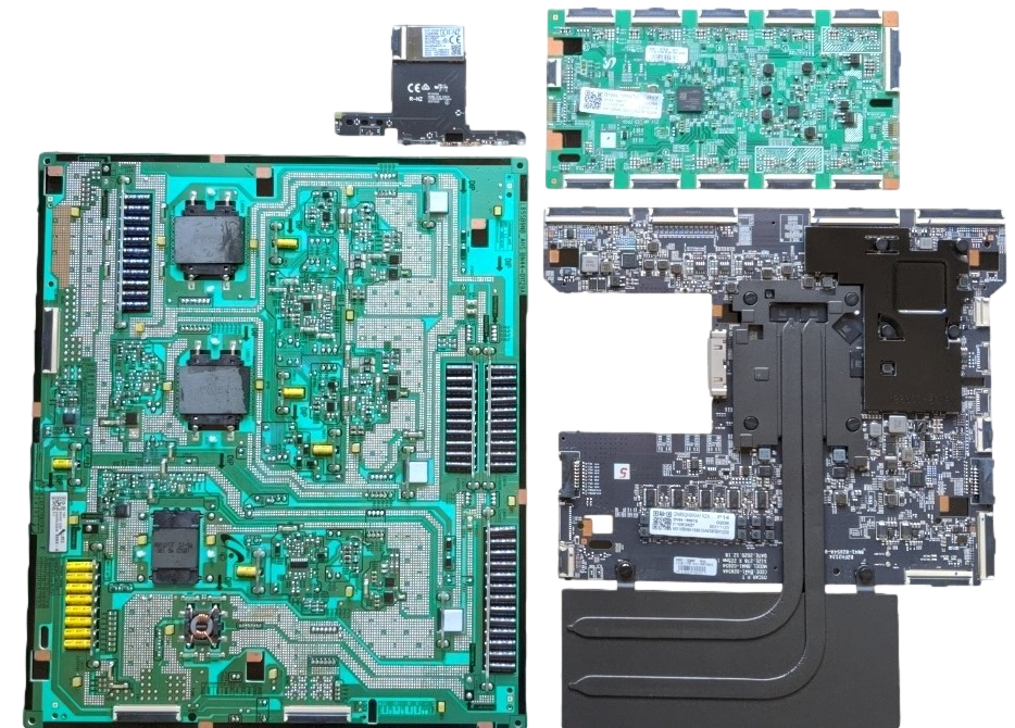 QN85QN900AFXZA Samsung TV Repair Parts Kit, QN85QN900AFXZA AA01, BN94-16861S Main Board, BN44-01129A Power Supply, BN94-16847C SubCon, BN59-01373A Wifi, QN85QN900AFXZA (AA01)