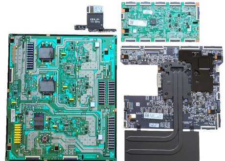 QN85QN900AFXZA Samsung TV Repair Parts Kit, QN85QN900AFXZA AA01, BN94-16861S Main Board, BN44-01129A Power Supply, BN94-16847C SubCon, BN59-01373A Wifi, QN85QN900AFXZA (AA01)