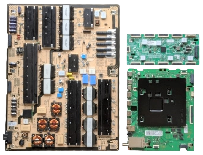 QN85QN90AAFXZA AB02 Samsung TV Repair Parts Kit, BN94-16851B Main Board, BN44-01116B Power Supply, BN44-01136A LED Driver, QN85QN90AAFXZA (AB02)