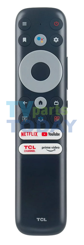 RC902N FMR1 TCL Remote, Netflix, YouTube, TCL Channel, Prime Video Buttons, 55R646, 65R646, 75R646, 50S546, 55S546, 65S546, 75S546, 50S446, 43S446, 55S446, 65S446, 75S446, 85S446 Mini-LED QLED 4K UHD Smart TV