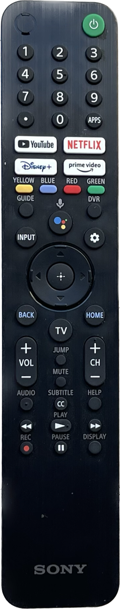 RMF-TX520U Sony Remote Control,  1-009-952-11, XR-55A80J,KD-65X80J, KD-55X80CJ, KD-55X79J, KD-85X85J, XR-65A80CJ, XR-77A80J, KD-65X80CJ,XR-85X95J, XR-65X90CJ, XR-75X95J, XR-55X90CJ, KD-43X80J, XR-65A80J, XR-65X95J, KD-50X80J, KD-55X75K, KD-65X75K