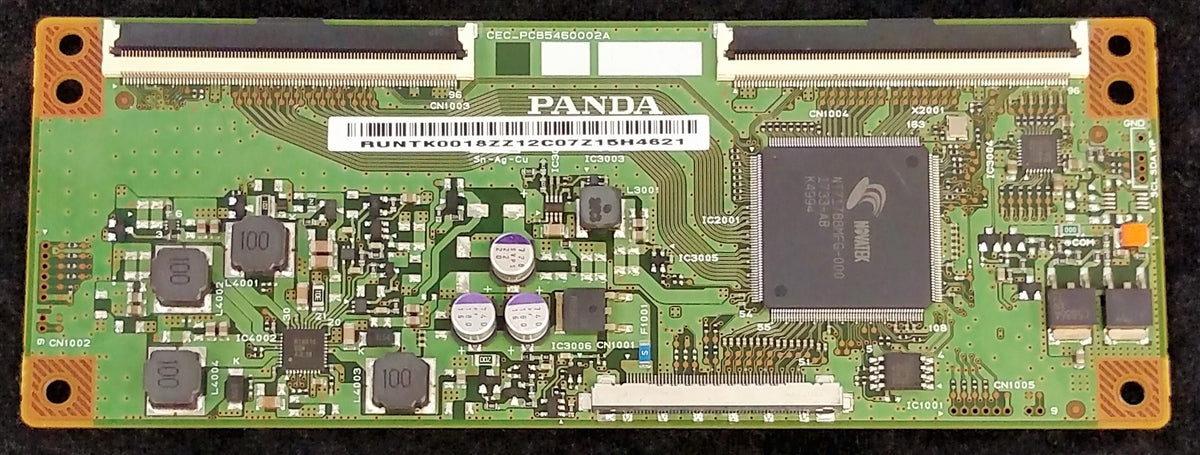 RUNTK0018ZZ ELEMENT T-CON, CEC_PCB460002A, CN1003, E4SFT-5517, D55UN-E1